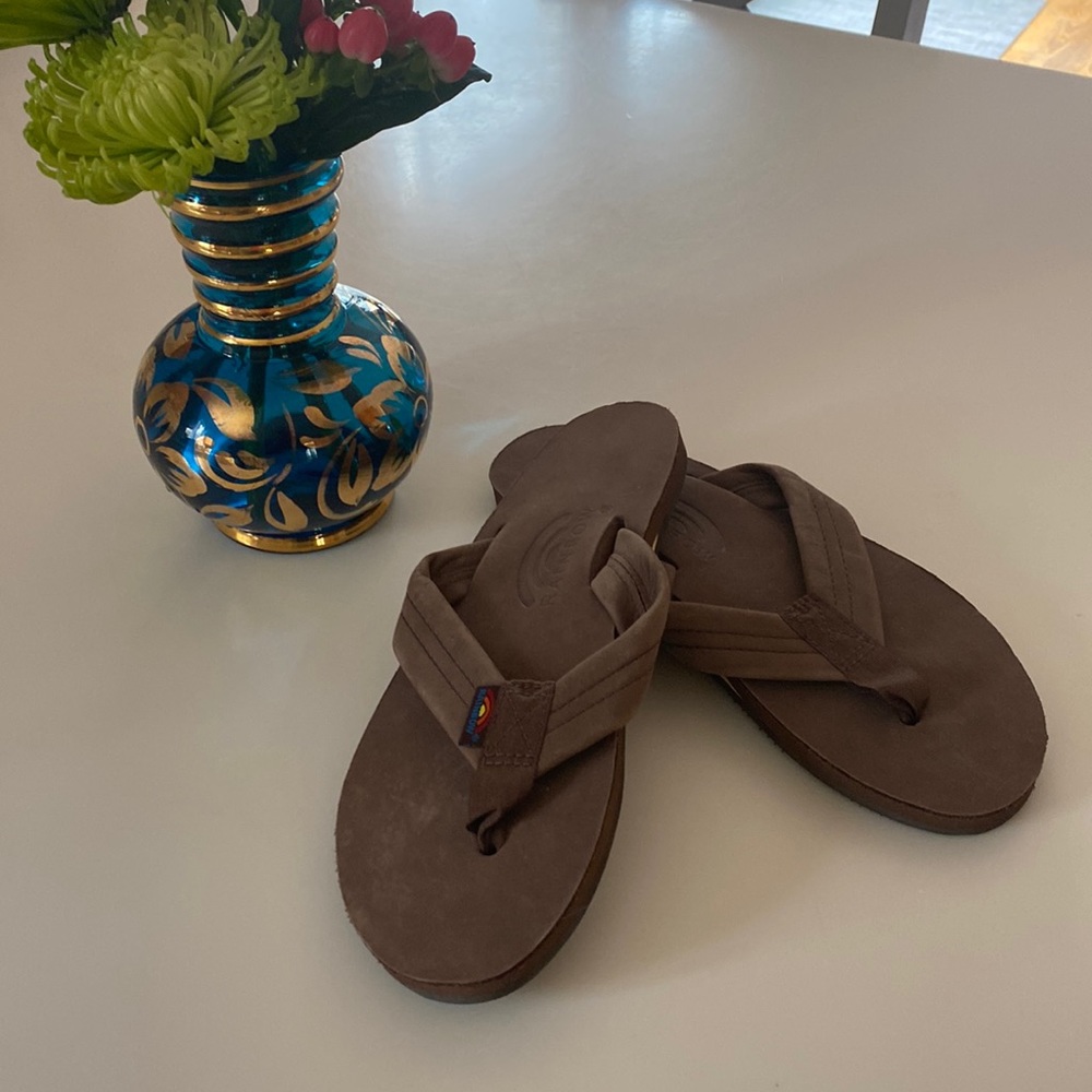 Rainbow Flip Flops